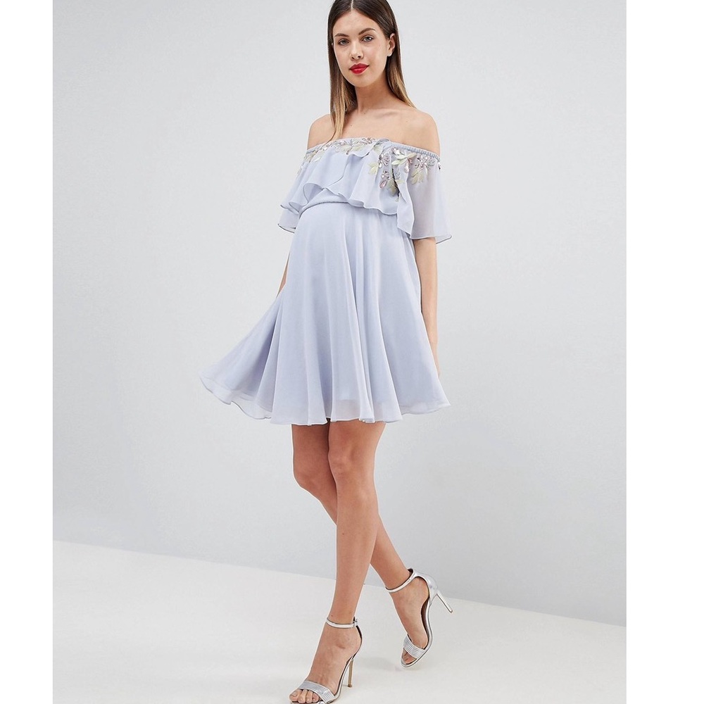 ASOS Embellished Skater Dress